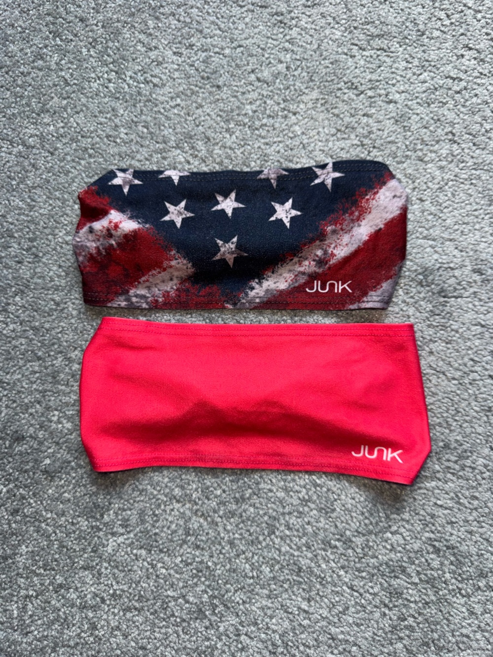 Vibrant Pink and American Flag Headbands - 2 Pack
